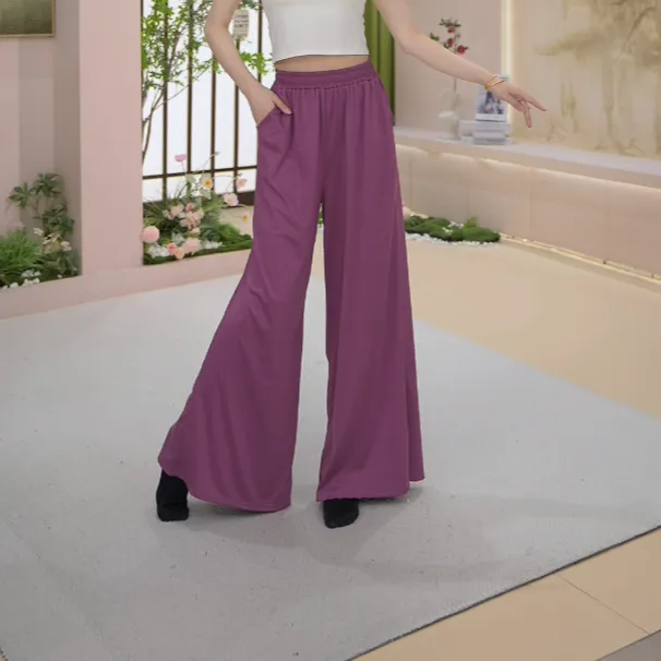 070磨毛牛奶丝舞蹈裤显瘦古典舞蹈阔腿裤现代舞裤