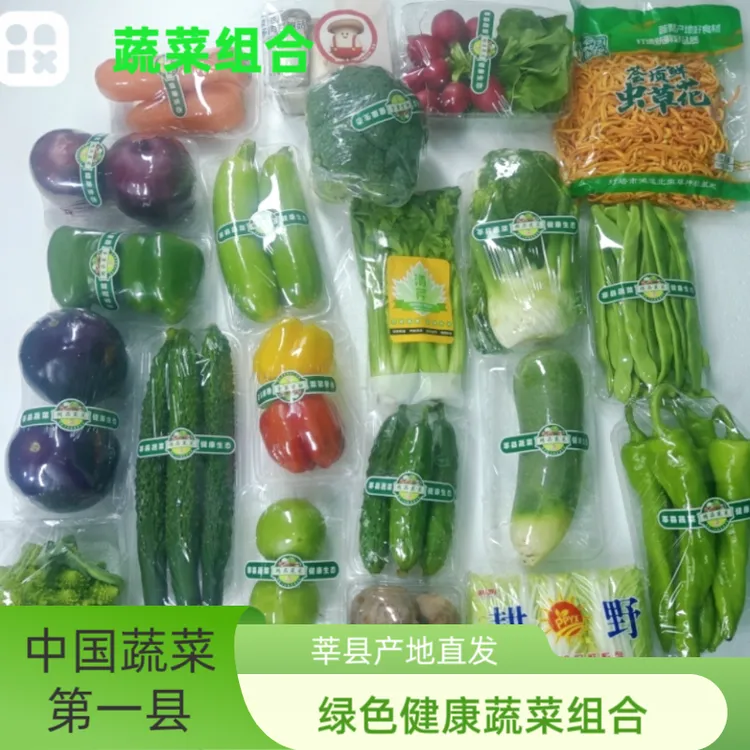 新鲜蔬菜组合蔬菜套装精品蔬菜青菜茄子尖椒黄瓜西红柿