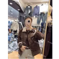 长袖翻领秋冬季女常规款条绒外套休闲