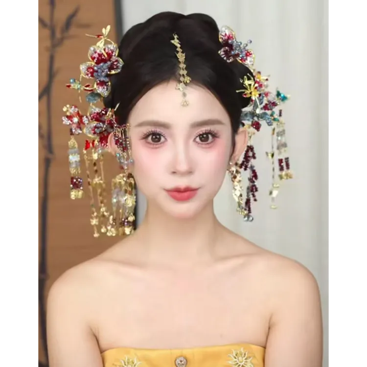 合金婚庆饰品 新款中式百搭新娘结婚饰品Y0229