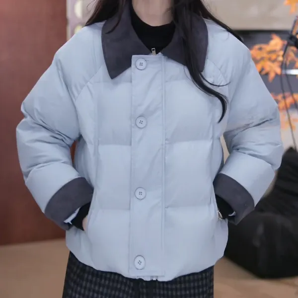 休闲百搭保暖棉袄外套女2025秋季新款小个子时尚洋气显瘦棉服棉衣