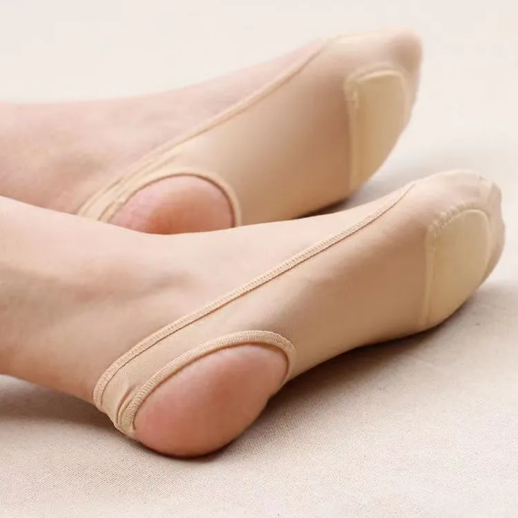 超薄冰丝船袜不掉跟高跟鞋半掌袜夏季吊带浅口袜子不掉脚跟踩脚袜