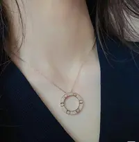 项链#沐南专享#003 满天星大饼项链轻奢百搭款简约时尚气质