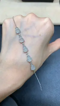 【闪购商品】翡翠手链18K金镶嵌【无鉴赏期