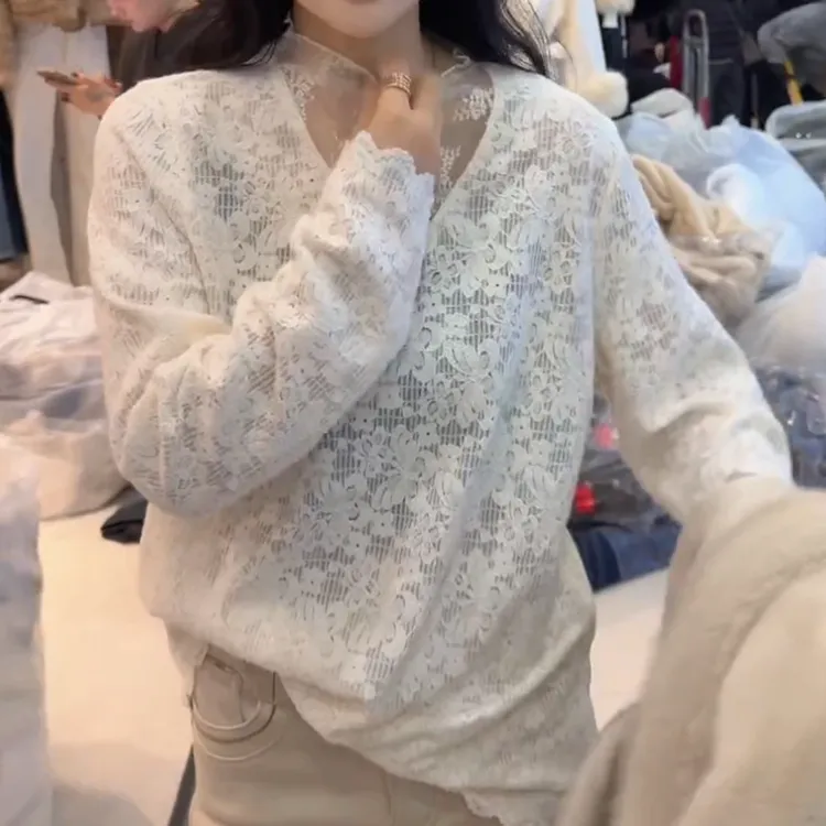 2026新款时尚百搭欧式简调针织开衫长袖单排扣上衣LK2509290