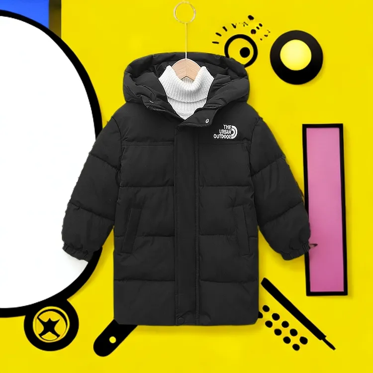 儿童棉服帅酷男宝女童棉袄婴幼儿宝中长款保暖棉衣外套上衣秋冬装