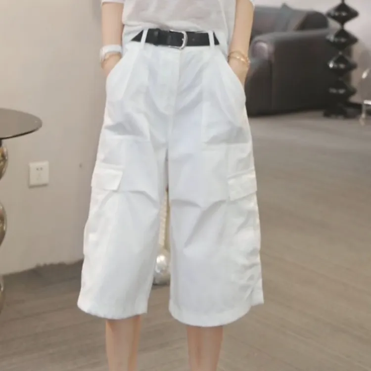 【掉进口袋】2025新款超薄休闲口袋工装夏季中裤LK2504256