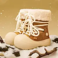 萌萌哒冬季休闲鞋女复古拼色休闲鞋女时尚百搭潮流鞋908