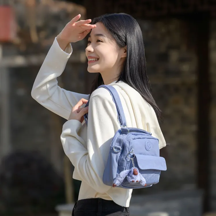 【暖系流光】kipling2025秋冬新款时尚休闲单肩斜挎小方包|CANDY款