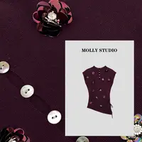【希腊女神】Molly 百搭时尚气质显瘦 上衣 M2025237
