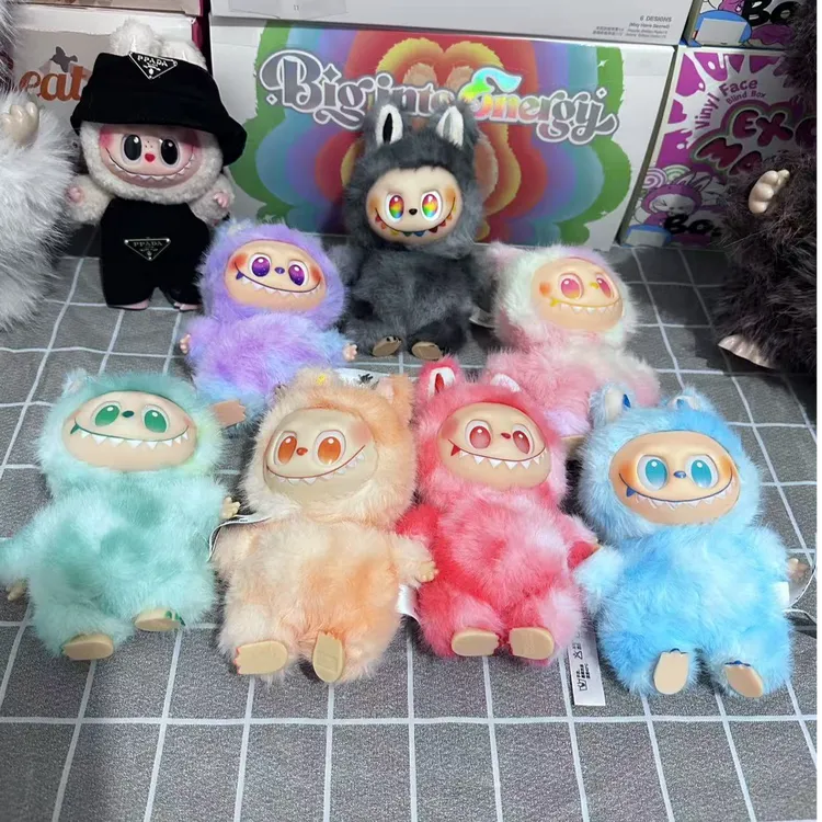 【潮玩娃娃】搪胶毛绒公仔布布玩偶包包挂饰新款儿童玩具挂件盲盒