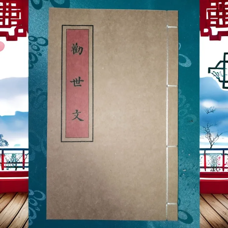 劝世文  手工线装 彩色版学习传统文化古籍书 通俗易懂民间书籍