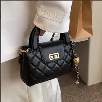 sanye&feel/妍三也【轻奢菱格】法式时尚百搭手提包SP-BB21YX