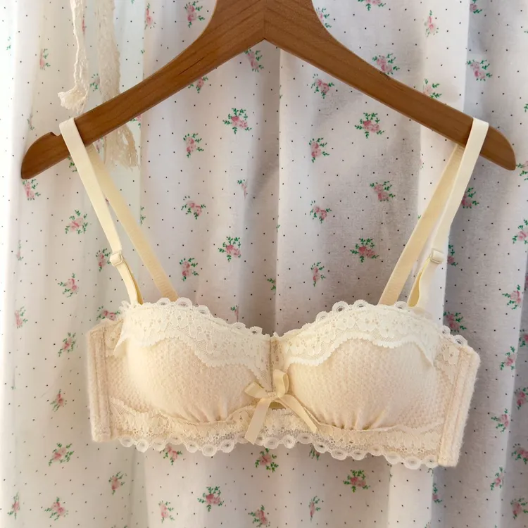 苏菲猫  小小胸平胸聚拢显大蕾丝内衣AB杯的秋冬穿搭术内衣背心式