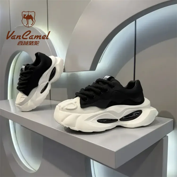 【专柜品质】2025新款爆款潮流冬季厚底增高气垫舒适百搭男士老爹鞋