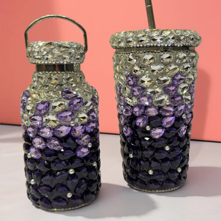 359毫升镶钻不锈钢内胆网红礼物