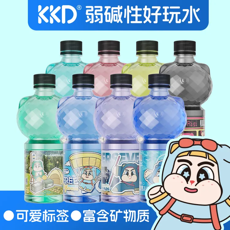 KKD好玩水 弱碱性夏季解渴饮用水 饮料 510ml*6瓶