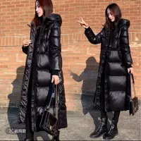 《晶晶粉丝专属》棉衣长袖长款韩版连帽休闲棉服情侣免烫纯色中长款