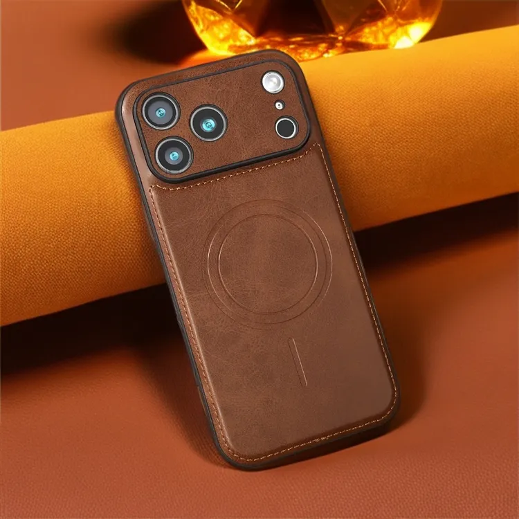 适用苹果17promax磁吸手机壳iPhone16防指纹高级感防摔商务新款15