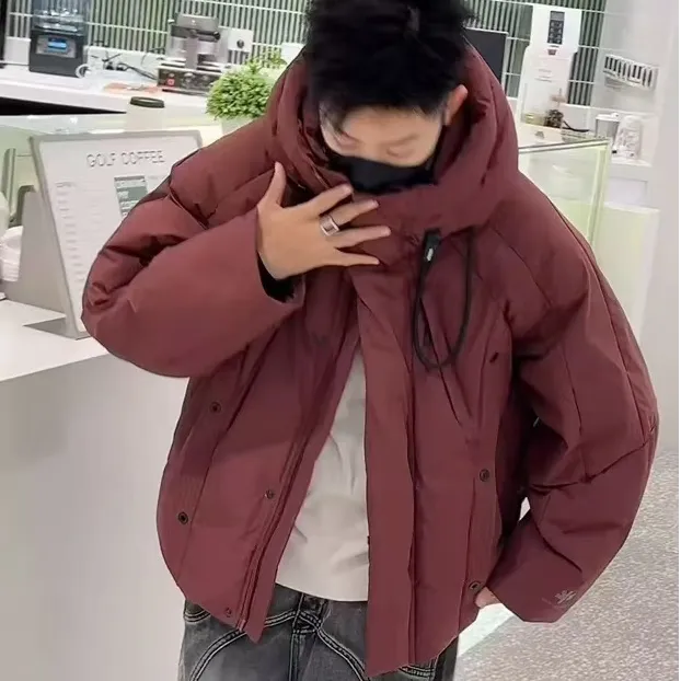 503【加厚阔版外套】--欧潮秋冬季保暖厚款防寒服外套--8861