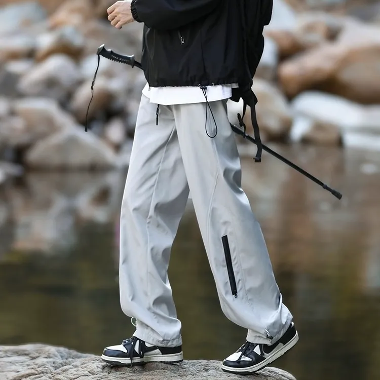 软壳防风防水冲锋裤男款夏季三防美式工装裤子直筒宽松户外登山裤