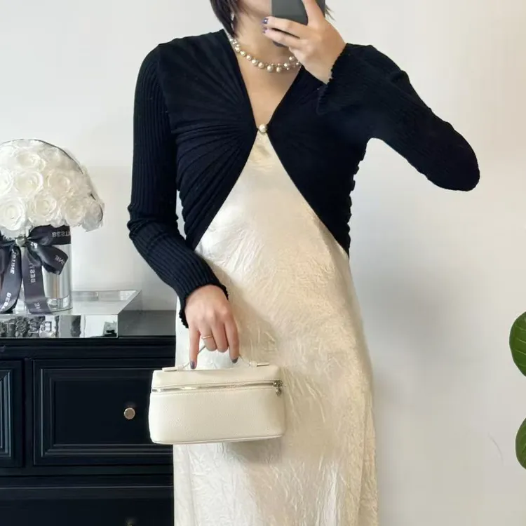 planets2025新款高端女装开衫时尚百搭设计感显瘦针织开衫