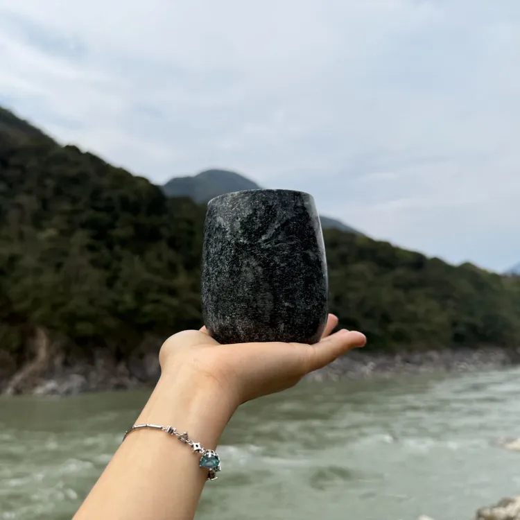 【墨脱石杯】邦幸软皂石杯350ml喝水神器墨脱发货