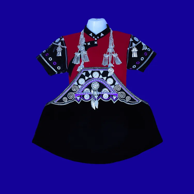 彝族服装网红爆款云南打跳一姐弦子一响同款最新款