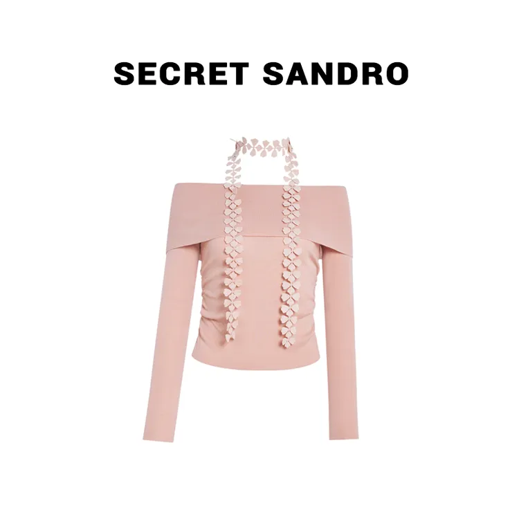  【一字肩】Secret Sandro 楚楚 毛衫 M65226212C