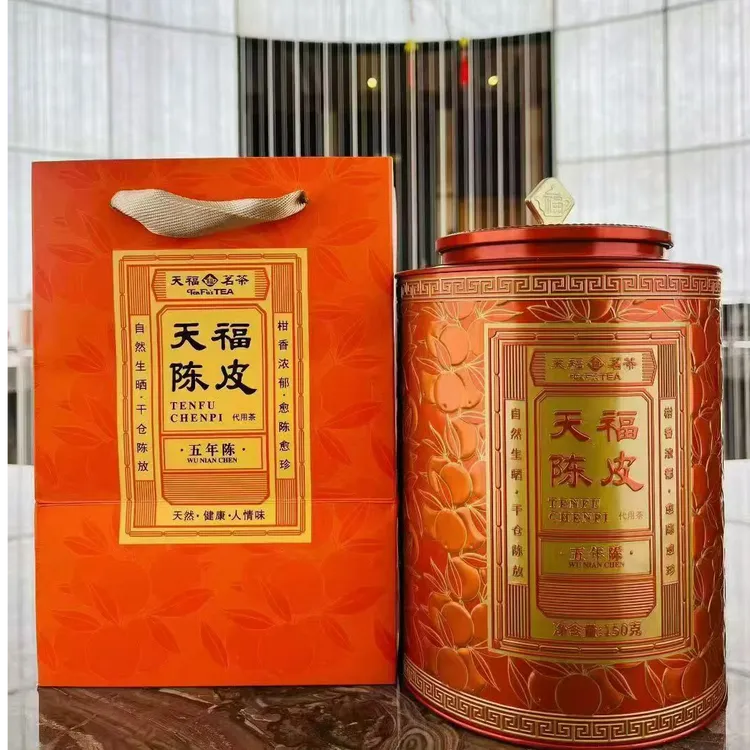 天福茗茶 五年陈 新会陈皮150G