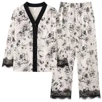 【苏兰文】【水墨画】睡衣家居服套装-6827