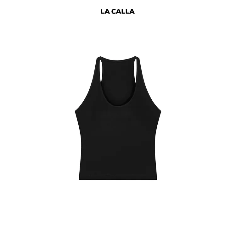 LA CALLA纯色运动休闲跑步户外健身背心YY51-2023