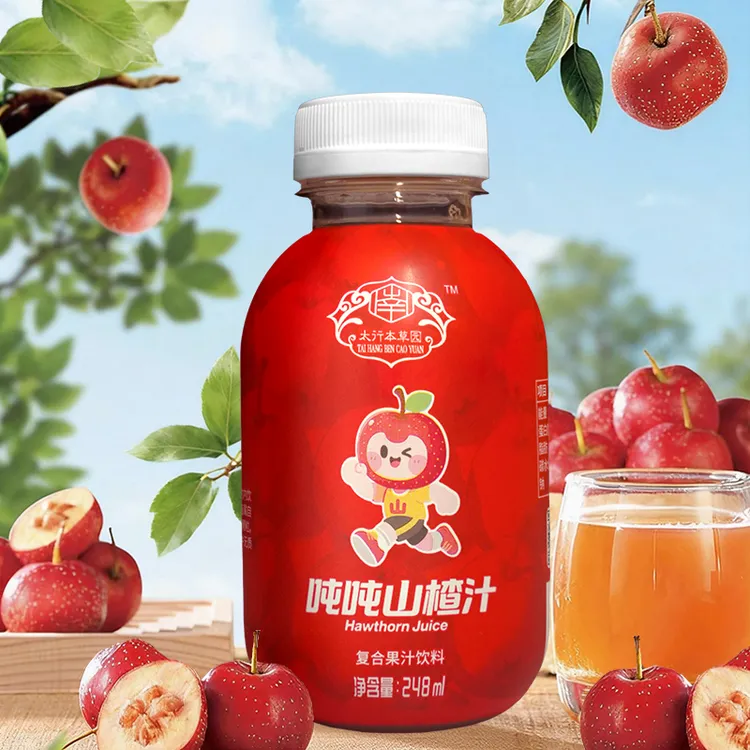 吨吨山楂汁野山楂汁复合型果汁饮料饮品248ml/瓶（支持试喝一瓶）