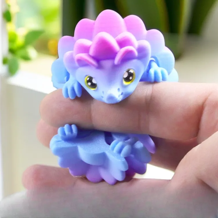 3D打印可爱刺猬摆件一体关节可活动仿真小刺猬摆摊玩具工艺品