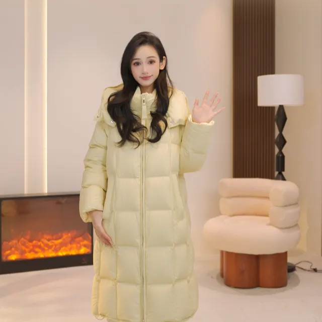 Basic House/百家好连帽厚款中国风百搭休闲羽绒服YDQ33-YDQ32