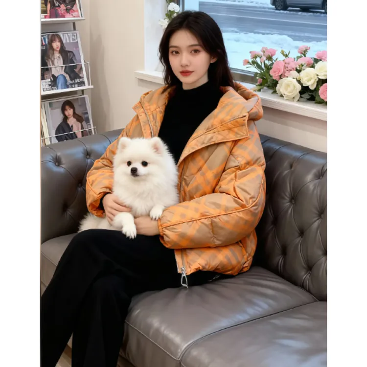 设计款时尚棉服外套2025冬季新款气质韩版宽松爆款上衣女士