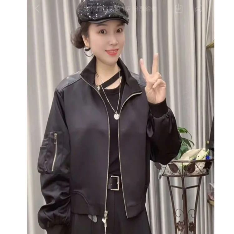 【懂你吴姐】6613新款秋季休闲夹克外套