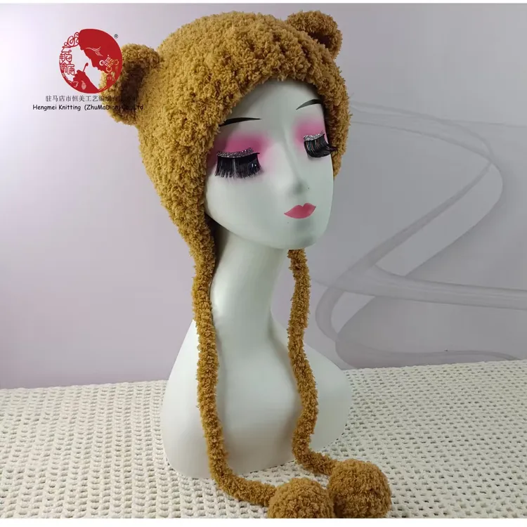 【成品】手工编织2025新款冬季时尚百搭保暖帽子