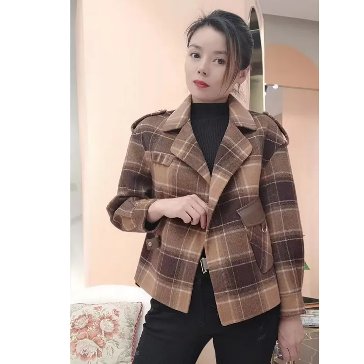 S680 2025时尚休闲百搭款毛呢外套E22DE832款