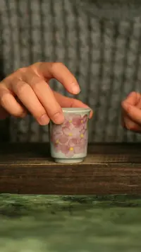陶瓷青诗集手工手绘瓷器