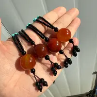 天然玛瑙圆珠（圆圆满满）吊坠多样性发一
