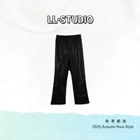 妙兮·LL秋季新款慵懒风休闲直筒裤时尚气质女士长裤*20252327