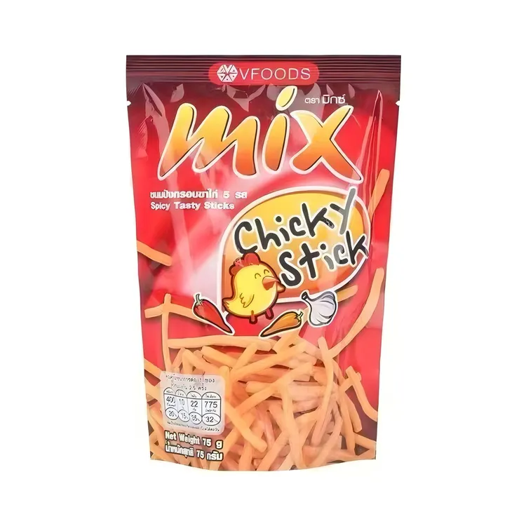 VFOODSMix脆脆条 75g*6包 香辣鸡味