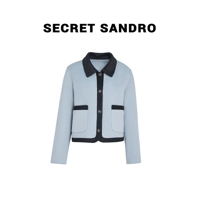 【蓝莓】【多娜&粉丝专享】毛呢外套 V85226175N