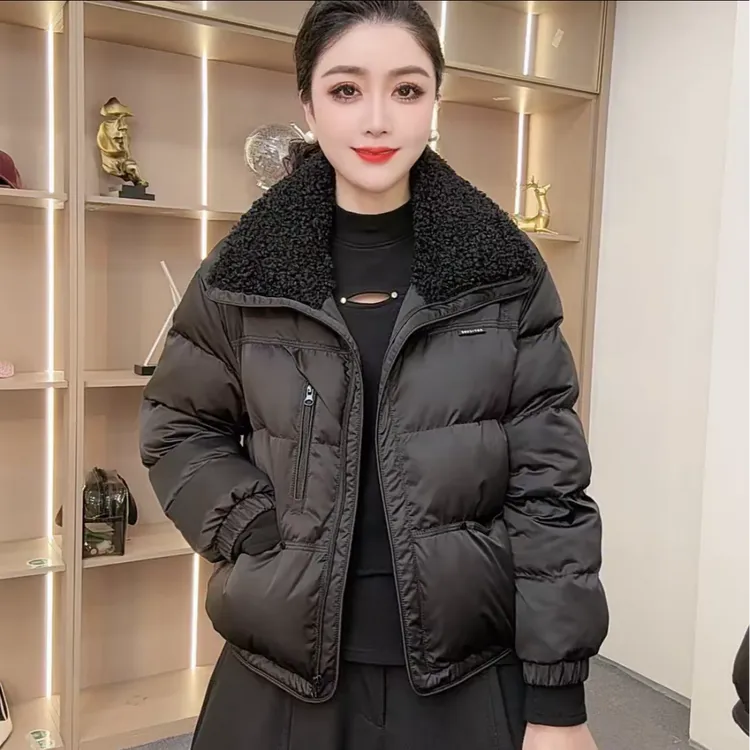 【众帆女装3】厚款常规女宽松型女款小个子休闲冬季保暖棉服