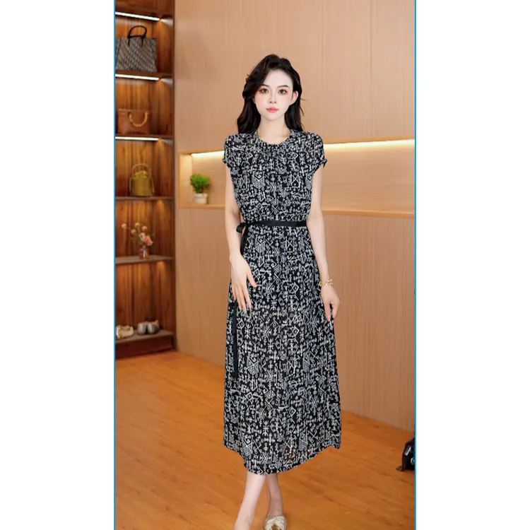 4299-3【甲骨文】新款女士连衣裙