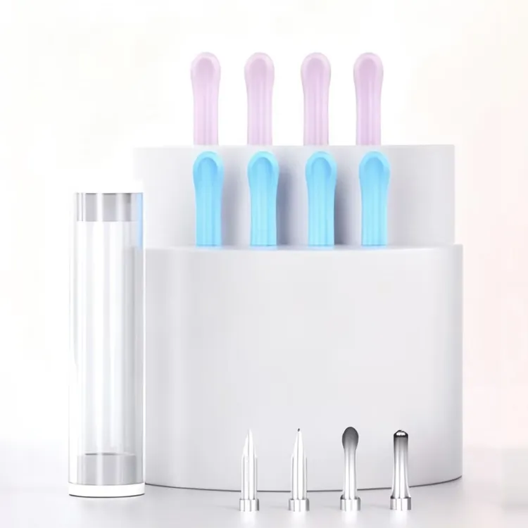 【配件C7pro、C10pro】可视掏耳勺硅胶套+不锈钢替换头可视采耳