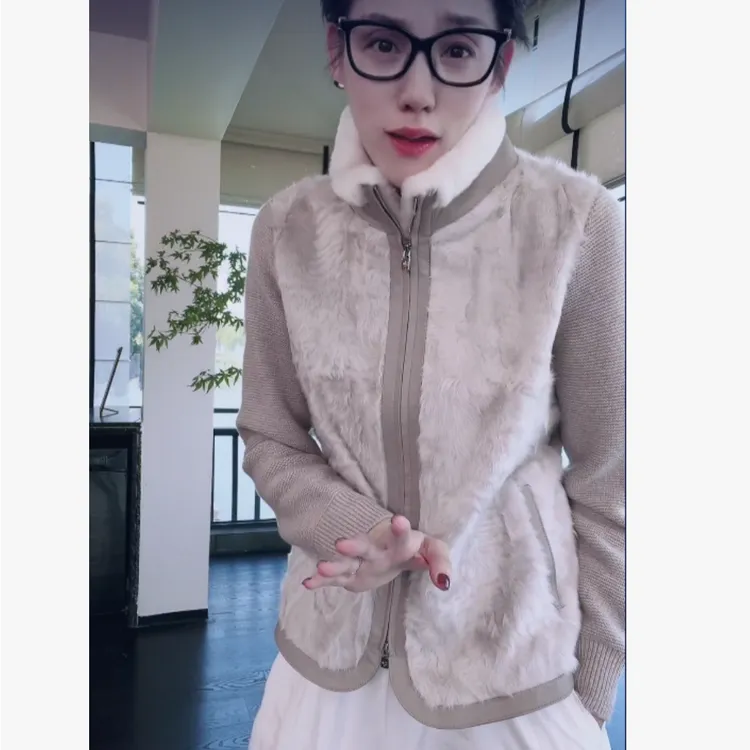 长袖象羔皮衣外套  WT1200