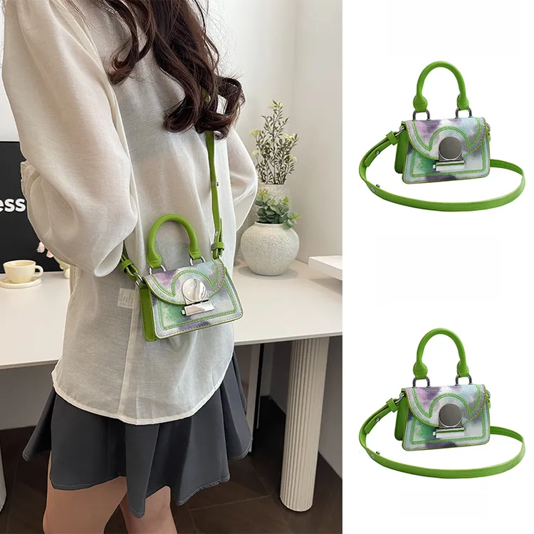 时尚单肩流行包包女2025春夏季新款高级感简约斜跨小众通勤小方包