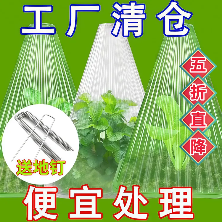 特大号加高加厚育苗保护罩防晒防冻保温防鸟虫蔬菜树苗植物防护罩
